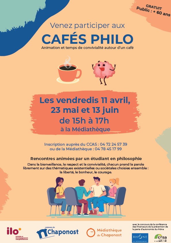 Affiche du café philo